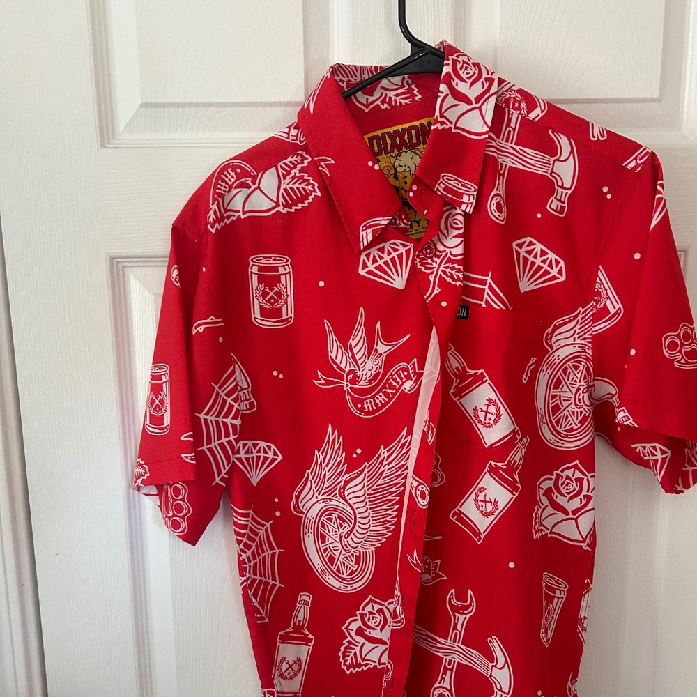 Dixxon Flannel Co. Men’s Short Sleeve Party Shirt – Size Medium (Like New)